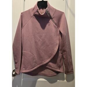 Athleta Women's Cozy Karma Asymmetrical zip Pullover Size XXS oversized